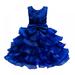 GYRATEDREAM Kids Girl Princess Pageant Dresses 3D Flower Tutu Holiday Party Wedding Prom Ball Gown Dresses 3-10 Y