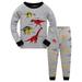 ASEIDFNSA Footsie Pajamas Corgis Toddler Pj S T Kids Shirt Set Pants Tops Toddler Boys Pajamas Sleepwear Cotton Boys Outfits&Set