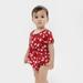 VKEKIEO Tshirt Dresses For Women Embellished Sleeveless Printed Red 9-12 Months