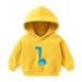 ASEIDFNSA Baby Sweatshirt Girl Bendy And The Ink Compatible With Machine Hoodie for Boys Toddler Boys Girls Winter Long Sleeve Hoodie Sweatshirt Outwear for Kids Clothes Cartoon Longnecked Dinosaurs