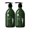 Luseta Tea Tree & Argan Oil Detangling Shampoo & Conditioner Set 2 x 16.9oz for Damaged & Oily Hair - Sulfate Free Paraben Free