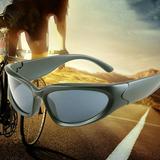 Bike Sunglasses Golf Motorcycle Glasses Trendy Fashion Sport Goggles for Golf Driving Shades Sun Glasses Black Frame Gray