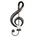 Metal Music Note Candle Holder Modern Musical Symbol Wall Hanger Candlestick Home Decor