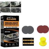 Restowipes Headlight Restoration Kit Restowipes Headlight Restore Cleaning Wipes Polish Headlights Lens Restore Cleaner DIY Polishing Headlight Cleaner Restoration Kit for Car