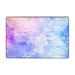 Blue Dream Watercolor Art Rugs Doormat Non-Slip Absorbent Door Mat Front Back Doormat Entryway Rugs 36 x24