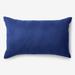 BH Studio Lumbar Pillow Cover by BH Studio in Ocean Blue Marine Blue