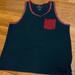 American Eagle Outfitters Shirts | American Eagle Tank Top | Color: Blue/Red | Size: M