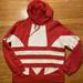 Adidas Tops | Adidas Hoodie Nwot S | Color: Red/White | Size: S