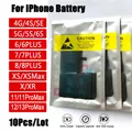 Batterie de téléphone portable pour iPhone 4 4S 5 5S 5C SE 6 6S 7 8 Plus X Poly XS 11
