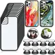 Étui de téléphone à sublimation avec 10 supports de poignée vierges 20 ensembles inclus iPhone