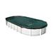 Harris Commercial-Grade Winter Pool Covers for Above Ground Pools - 15 x 30 Oval Solid - Industrial Grade