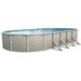 Lake Effect Pools Impressions 18 x 33 Oval 48 Resin Protected Steel Above Ground Swimming Pool