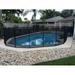 Water Warden 4 x 12 Inground Pool Safety Fence Removable Child Safety Fencing Black