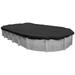 Pool Mate 10 Year Heavy-Duty Mesh Black Oval Winter Pool Cover 18 x 40 ft. Pool