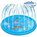Kiddie Baby Pool Inflatable Splash Sprinkler Pad for Kids Toddlers Dogs Outdoor Water Mat Toys Baby Infant Wading Swimming Pool Fun Backyard Fountain Play Mat for 1-12 Year Old Girls Boys