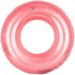 Blossom Rose Gold Glitter Swim Ring for Pool Beach Lake Glitter Pool Inflatable Swim Tube Glitter Ring Glitter Pool Floating Tube Inflatable Pool Float Glitter Pool Ring for Kids Adults | 48 Inch