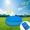 Pool Covers for 6 8 10 12 ft Round Circular Easy Set Frame Pools and Inflatable Pool Above Ground Round Pool Covers Pool Blanket Covers (8 ft Round Pool Covers)