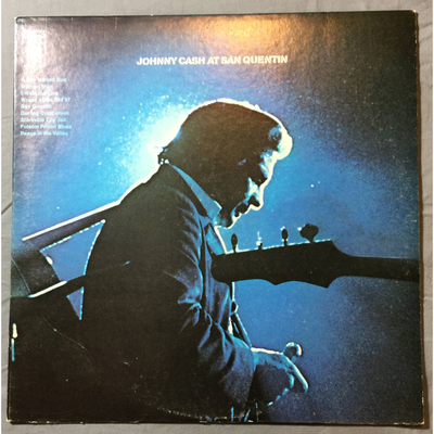 Columbia Media | Johnny Cash At San Quentin Lp Vinyl Record Cs 9827 Tested | Color: Blue | Size: Os