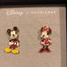 Disney Jewelry | Disney Baublebar Mickey And Minnie Beaded Dangle Earrings With Post Back/ Nib | Color: Silver | Size: Os
