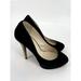 Michael Kors Shoes | Michael Kors Cyprien Black Suede Platform Pump With Python Size 8m | Color: Black | Size: 8m