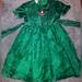 Disney Dresses | Disney Christmas Emerald Minnie Mouse Dress | Color: Green | Size: 6g