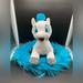 Disney Toys | Disney Parks Pegasus Hercules Long Tail Plush Doll Boa Scarf Stuffed Animal 2020 | Color: Blue/White | Size: Os