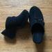 Nine West Shoes | 9 West Suede Clogs | Color: Black | Size: 5.5