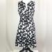 Kate Spade Dresses | Kate Spade Garden Leaves Pique A-Line | Color: Black/White | Size: 10