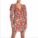 Free People Dresses | Free People Kapowski Mini Dress New With Tags, Size 10, Floral Flowers Corduroy | Color: Pink/Red | Size: 10