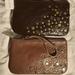 J. Crew Bags | J.Crew Brand New (Nwt) Woman's Leather Purse W/ Metal Studs Blk & Brn 2 For $35 | Color: Black/Brown | Size: Os