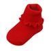 LBECLEY Socks 12-24 Months Children Kids Socks Soft Bottom Toddler Shoes Socks Princess Socks Floor Socks Long Socks Organic Girls Socks Red M