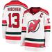 Women's Fanatics Branded Nico Hischier White New Jersey Devils 2022/23 Heritage Premier Breakaway