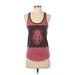 Nike Active Tank Top: Pink Color Block Activewear - Women's Size Small