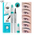 QIC-Crayon à sourcils liquide à quatre griffes crayon à sourcils étanche stylo à microblading 3D