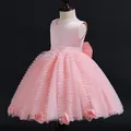 Robe Tutu de Princesse pour Fille de 3 à 10 Ans Tenue de Bal avec Perles Éducative pour ixde