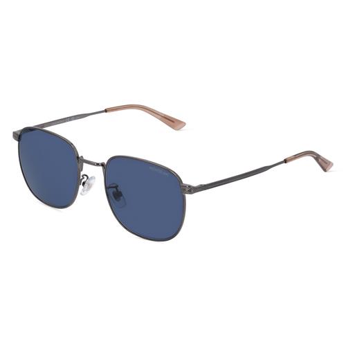 Montblanc MB0265S Herren-Sonnenbrille Vollrand Eckig Metall-Gestell, grau