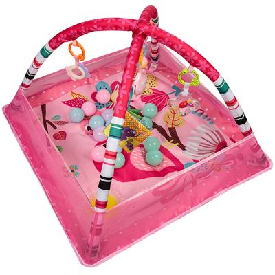Baby Spieldecke, Spielmatte Baby Krabbel Matte 3 in 1 Zaun Fitnesshilfe Spielzeug für Kinder