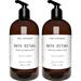 Muse Apothecary Bath Ritual Bubble Bath Luxury Aromatherapy Foaming Soap with Essential Oils 16 Oz Fleur Du Lavender 2 Pack