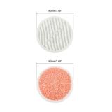 Steam Mop Pads for S7000AMZ S7001 Steam Mop (Gray White,Orange, Pack of 4)