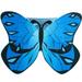 Anvazise Butterfly Wing Realistic Adjustable Lightweight Pet Cosplay Fairy Wing Costume for Party Blue