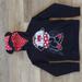Disney Shirts & Tops | Disneyland Youth Girls Minnie Mouse Pullover Hoodie Jacket Size Xl | Color: Black/Red | Size: Xlg
