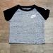 Nike Shirts & Tops | Baby Nike Short Sleeve Shirt | Color: Black/Gray | Size: 12mb