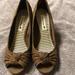 American Eagle Outfitters Shoes | American Eagle Brown Size 7 Opened Toe Wedge Heel | Color: Brown | Size: 7