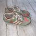 Adidas Shoes | Adidas Torsion Pink/Mint/Gray Floral Athletic Sneakers Shoes Women's Size 7 | Color: Cream/Pink | Size: 7