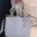 Michael Kors Bags | New Micheal Kors Cynthia Saffiano Small Leather Satchel Bag | Color: Blue | Size: Os
