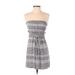 Tart Casual Dress - A-Line: Gray Print Dresses - Women's Size X-Small