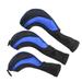 3Pcs/Set Golf Club Head Cover Set with No. Tags High Quality Protection Headcovers Hybrid Head Cover Set Long Neck Mesh