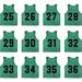 YOUI-GIFTS Set of 12 Numbered (13-24) Soccer Vests/Sport Pinnies/Training Bibs with Free Carry Bag