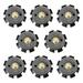 10 Pcs TPU Soft Spikes Sets for Cricket Shoes Golf Cleats Spikes Replacement Mult-function Portable Metal Threading Shoe Spikes