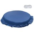 Lieonvis Swimming Pool Cover Waterproof Dust-proof Pool Insulation Film Foldable Round Rectangular Reusable Pool Protector for Family Swimming Pool Above Ground Swimming Pool Hot Tub